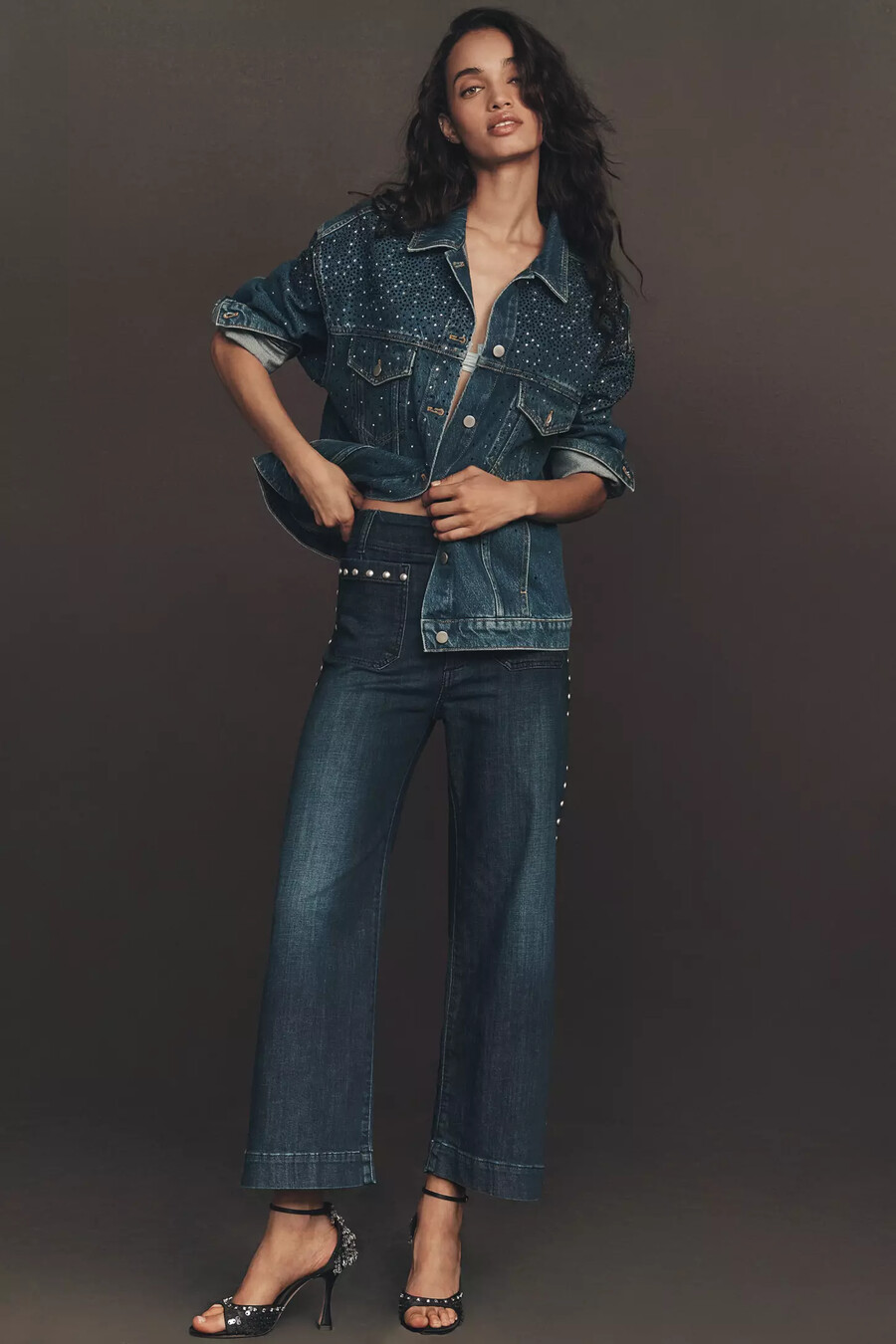los jeans anchos colette crop de maeve