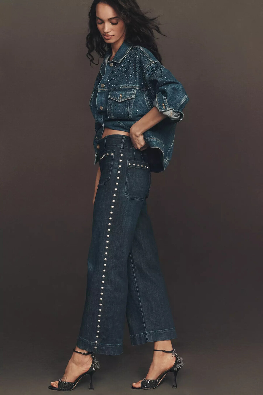 los jeans anchos colette crop de maeve