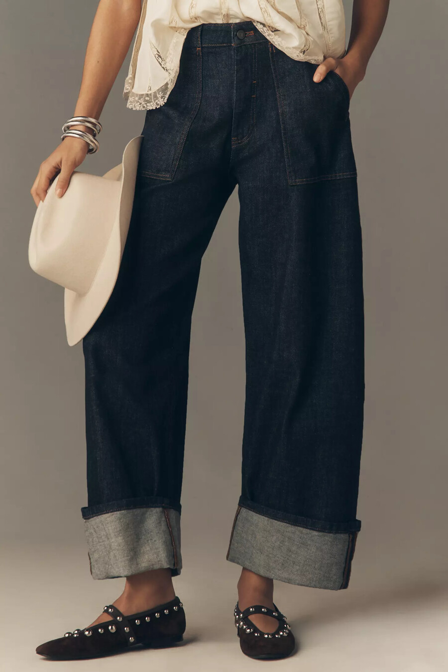 los jeans kayden carpenter barrel de pilcro