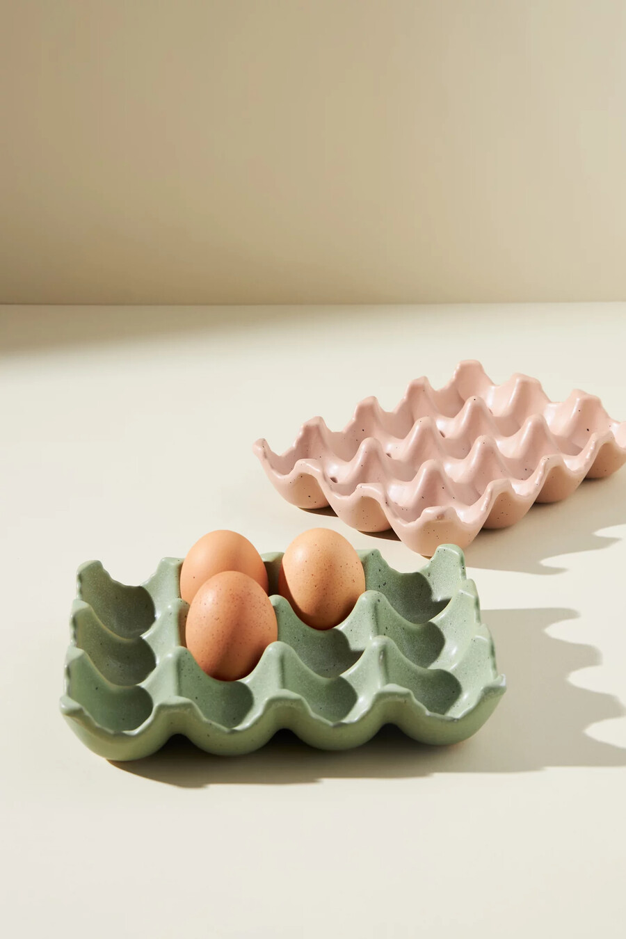 caja de huevos moteada estilo cabaña