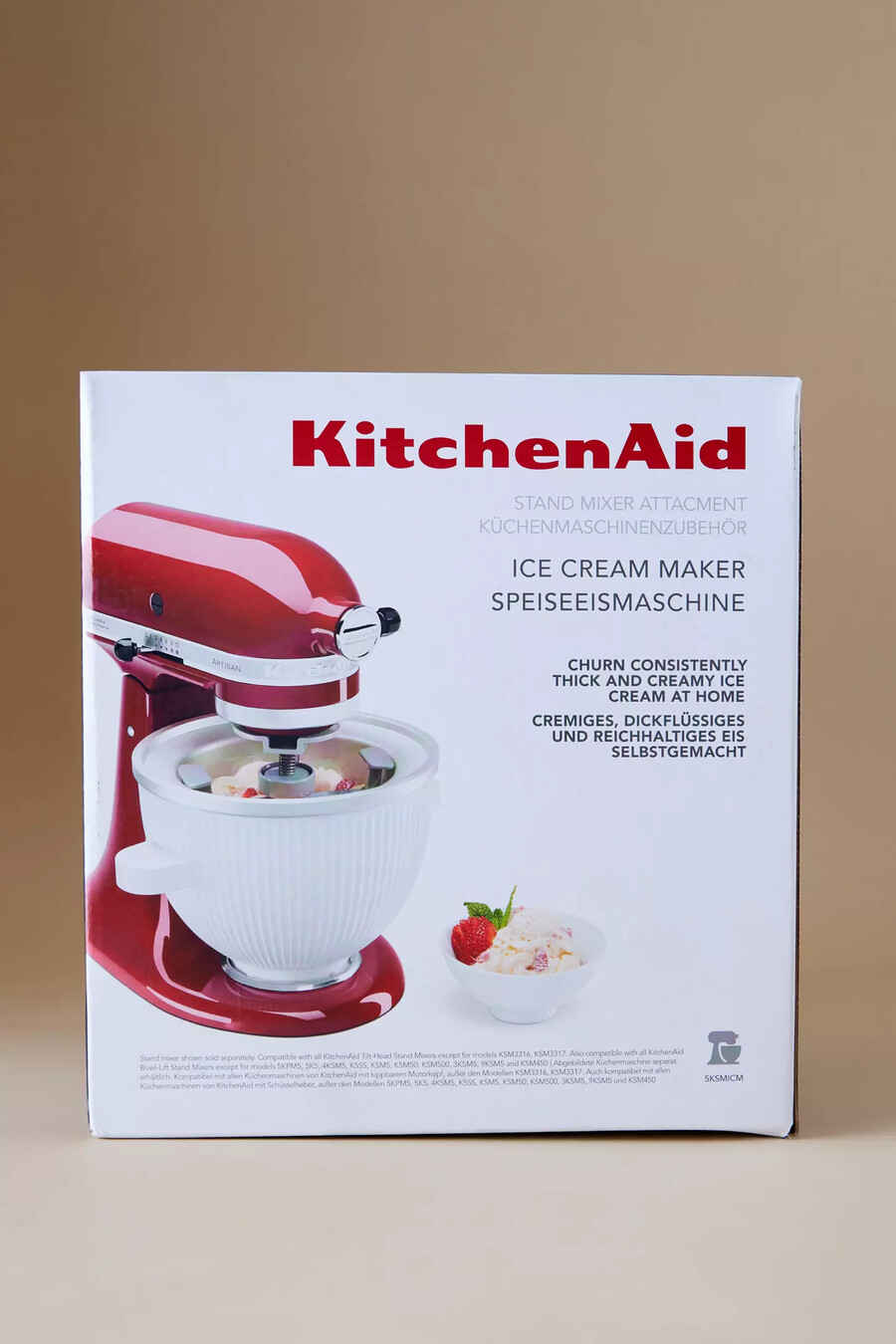 accesorio para máquina de helados kitchenaid
