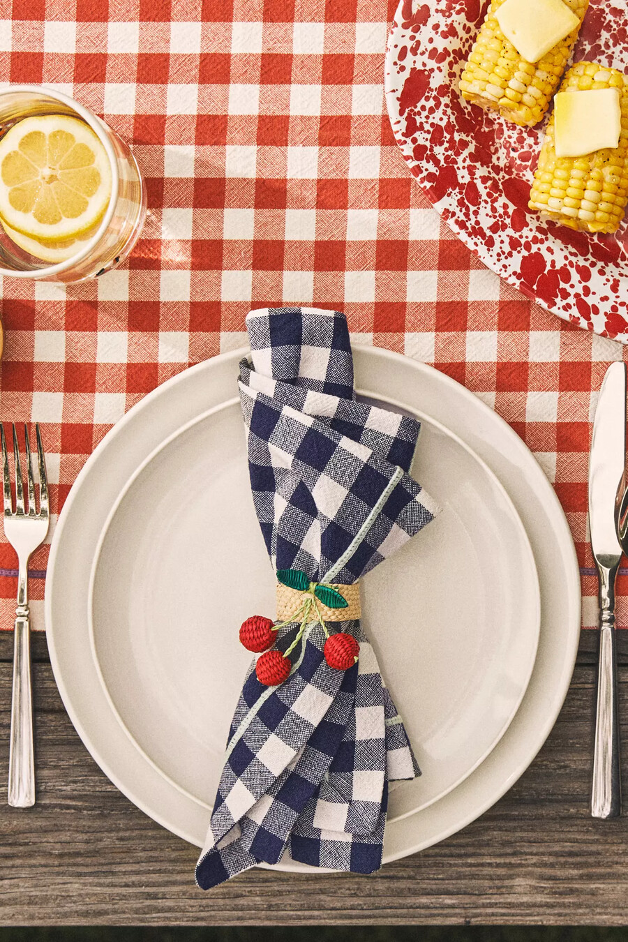 platos para la cena ginny juego de 4