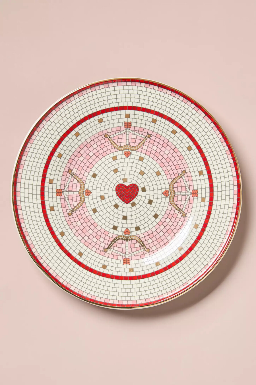 plato de postre con azulejos de valentine bistro