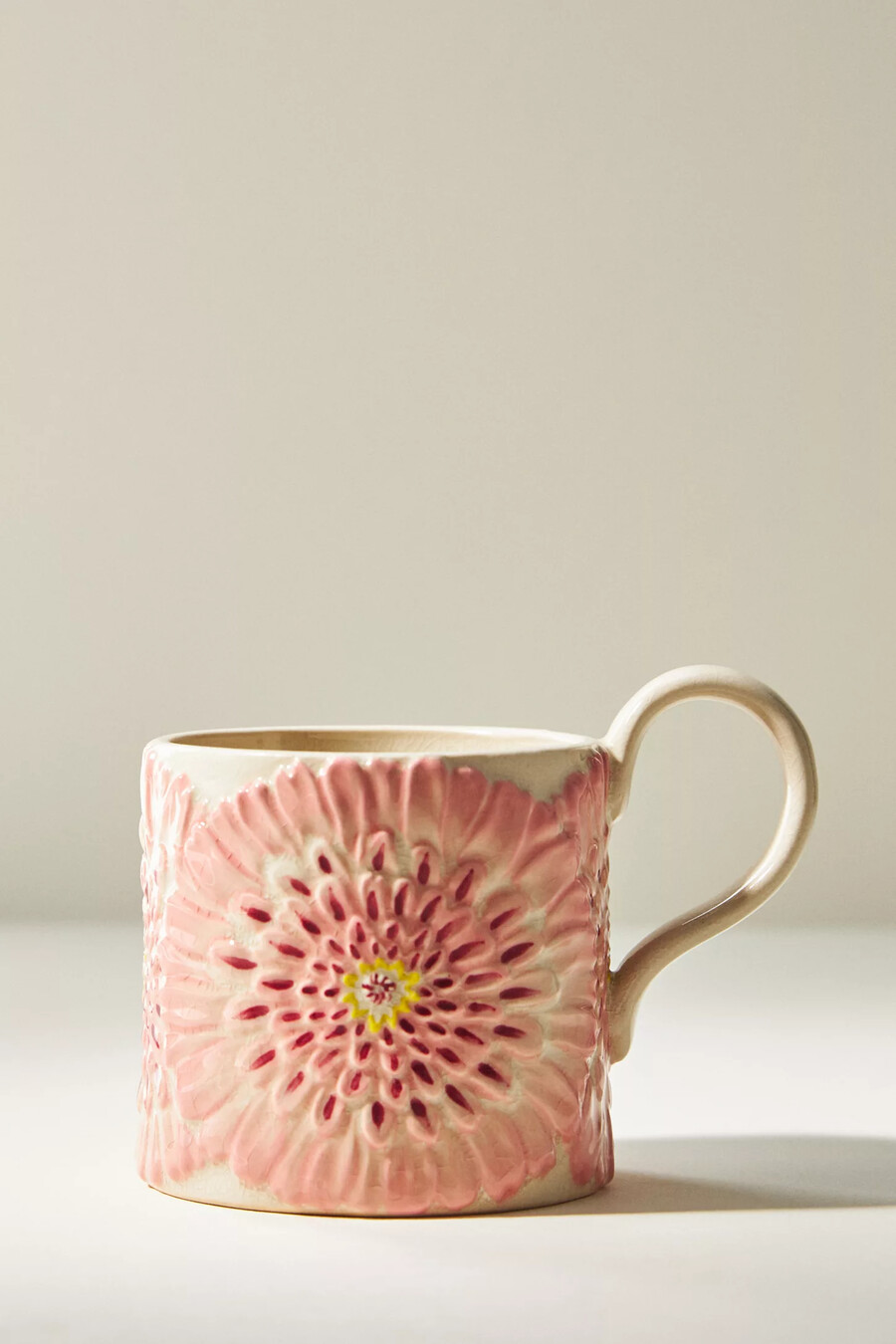 taza floral de nenúfar