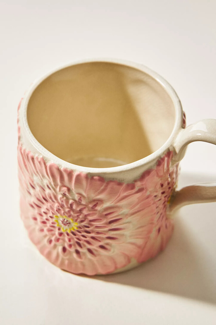 taza floral de nenúfar