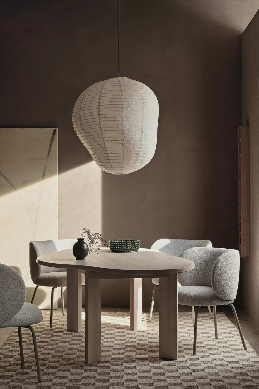 pantalla de lámpara kurbis de ferm living