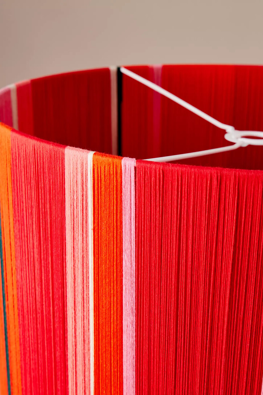 pantalla de lámpara de algodón tejido loving string xl