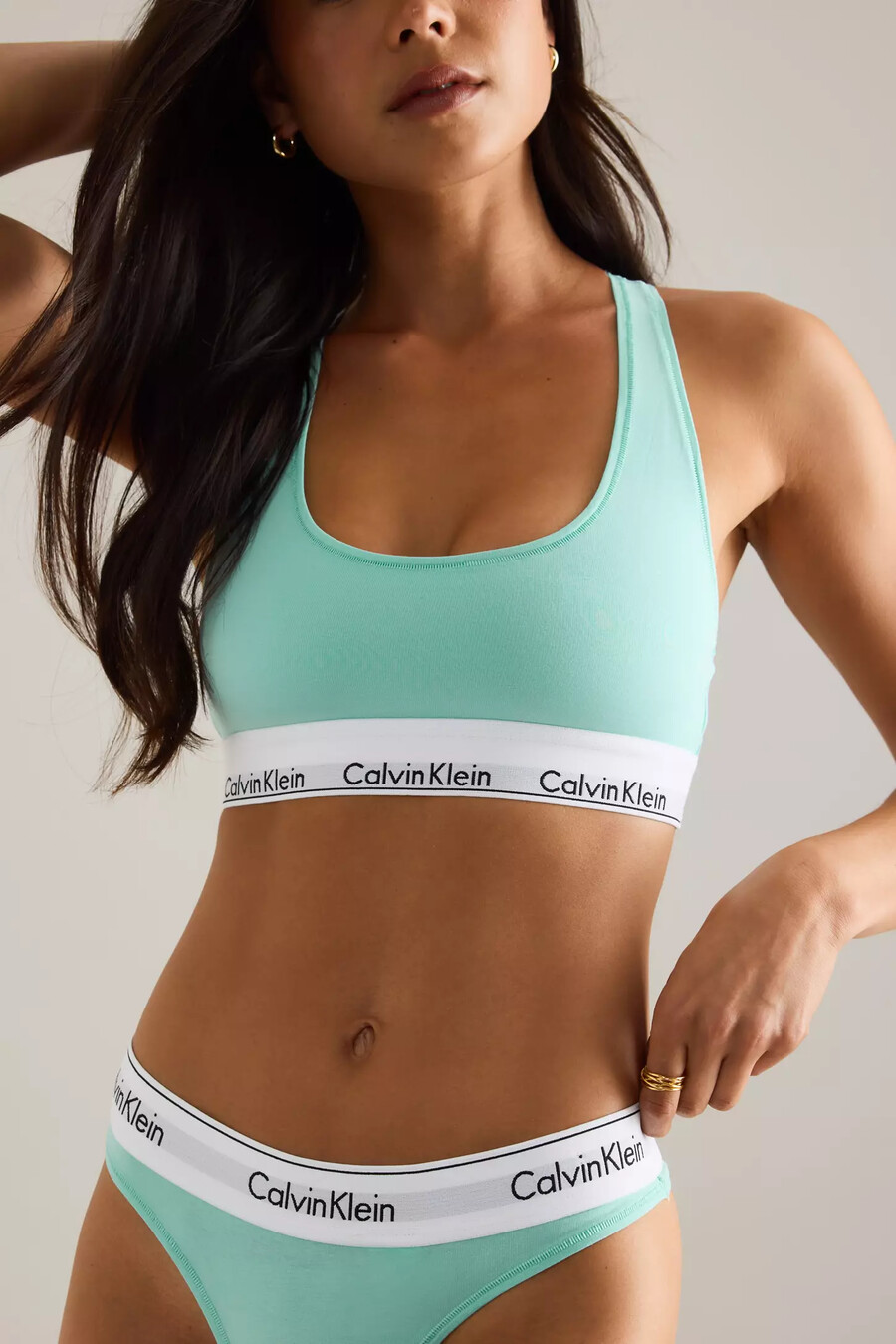 tanga calvin klein icon de algodón modal
