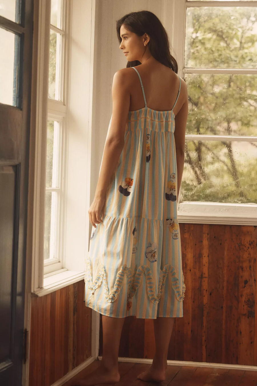 vestido midi de siesta lyrebird