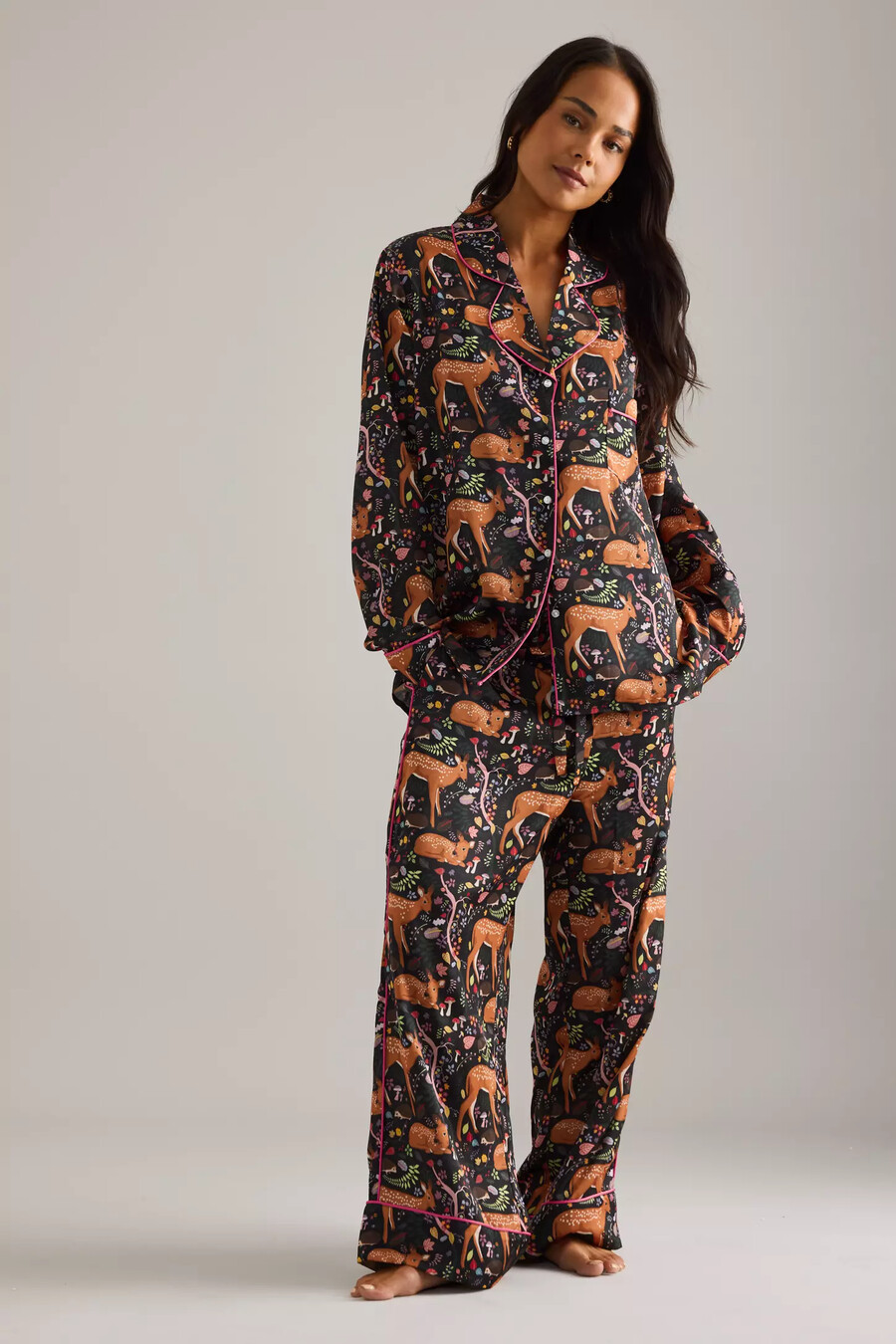 conjunto de pijama largo karen mabon flora and fawns