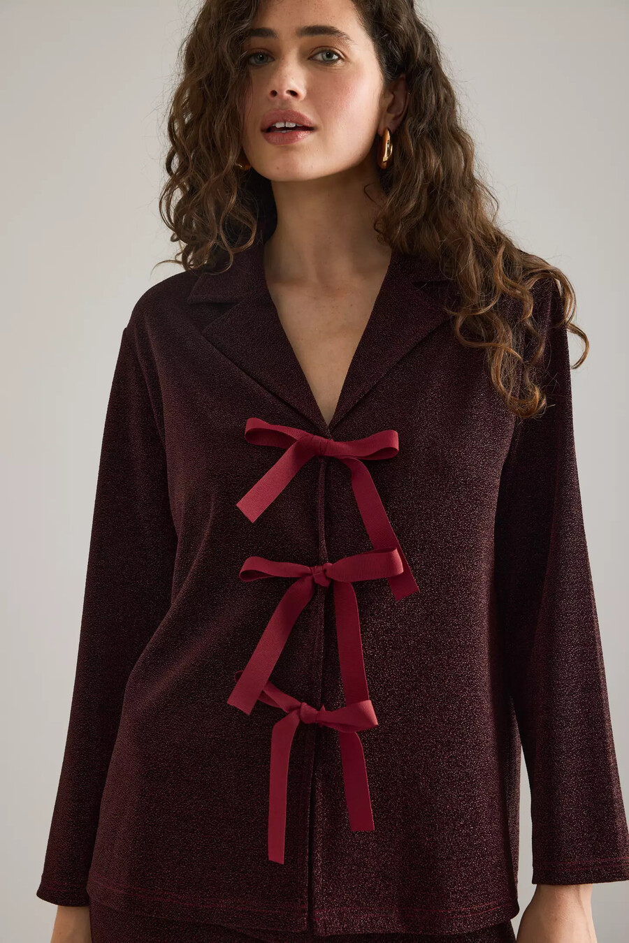 traje de estar en casa sleeper stardust lurex