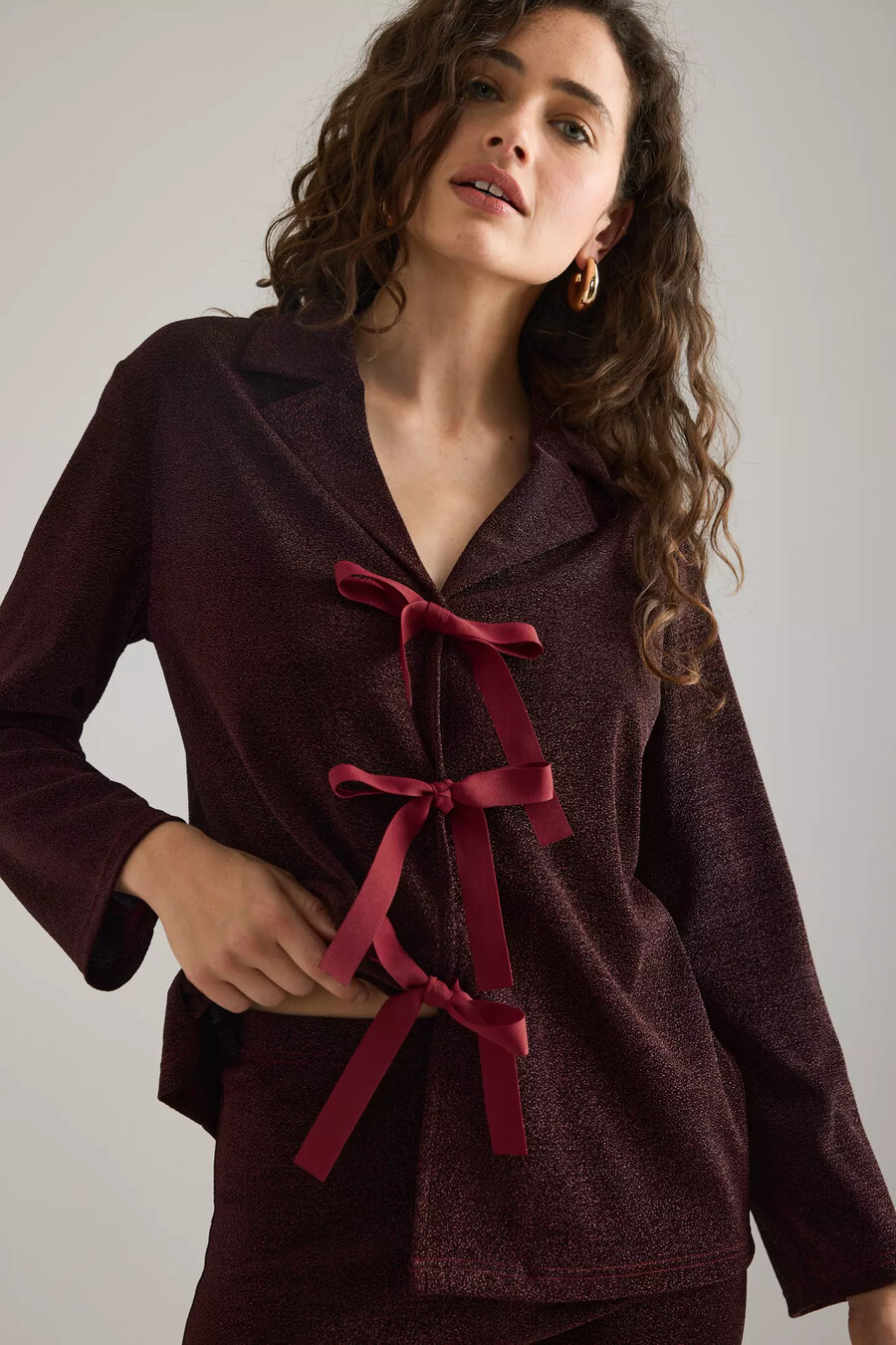 traje de estar en casa sleeper stardust lurex