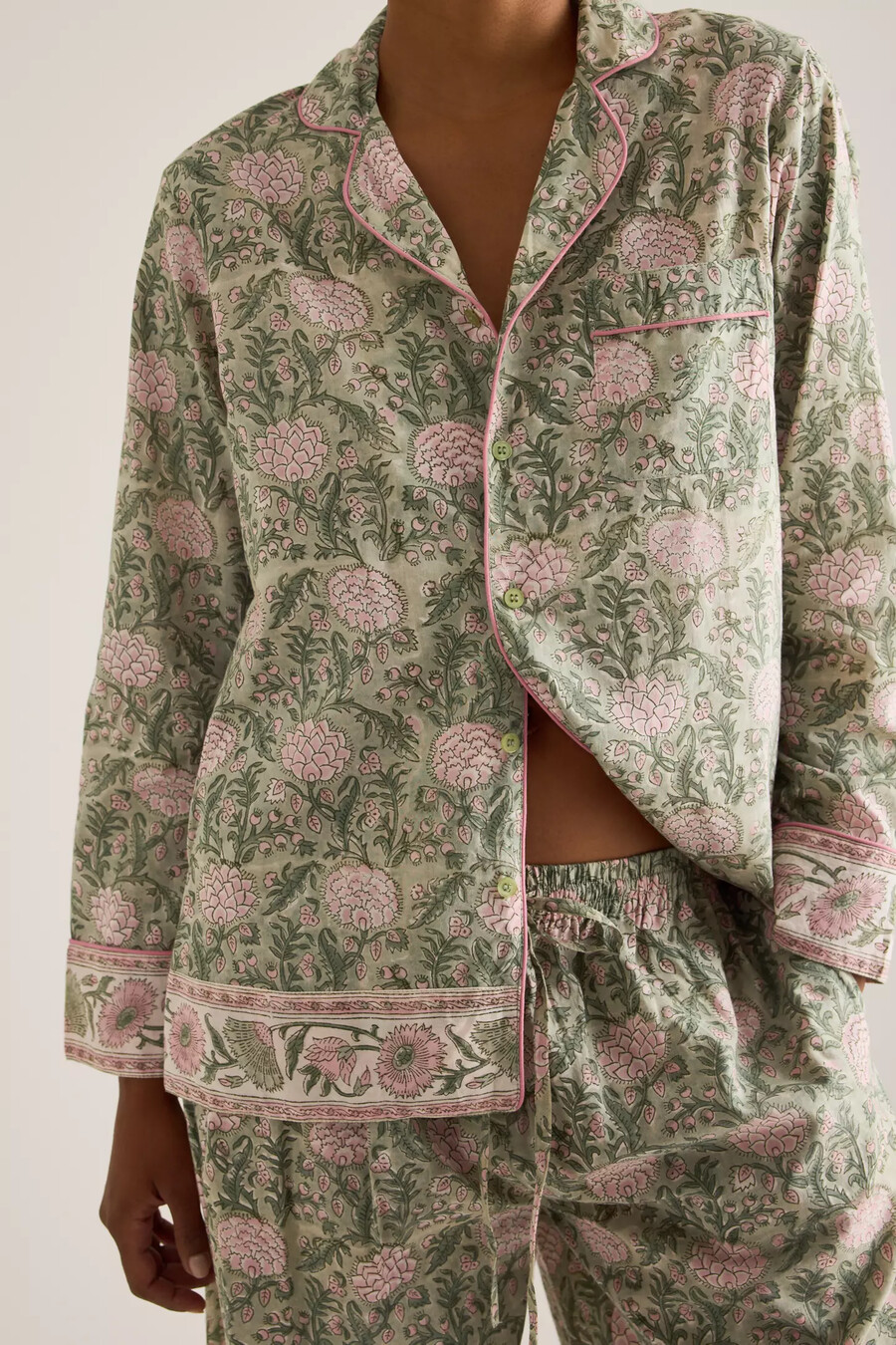 conjunto de pijama largo dilli grey
