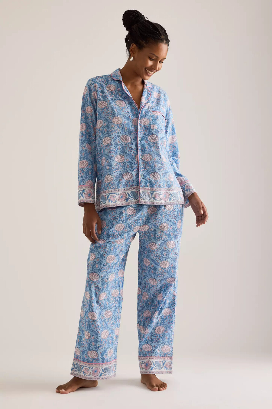 conjunto de pijama largo dilli grey