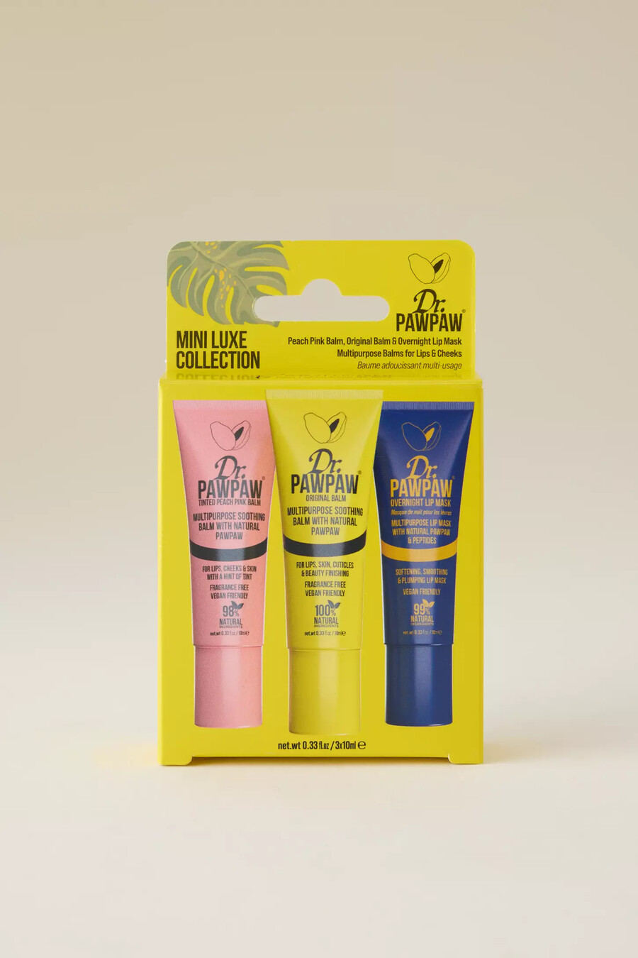 mini set de regalo de lujo dr. paw paw