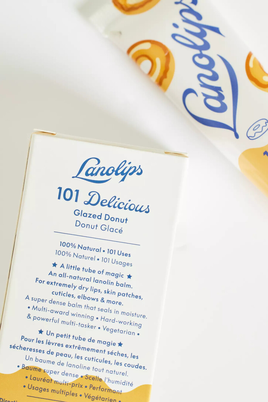 ungüento lanolips 101 multi-bálsamo donut glaseado