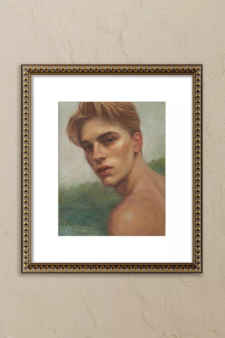verano en el lago de pat kelley arte de pared enmarcado