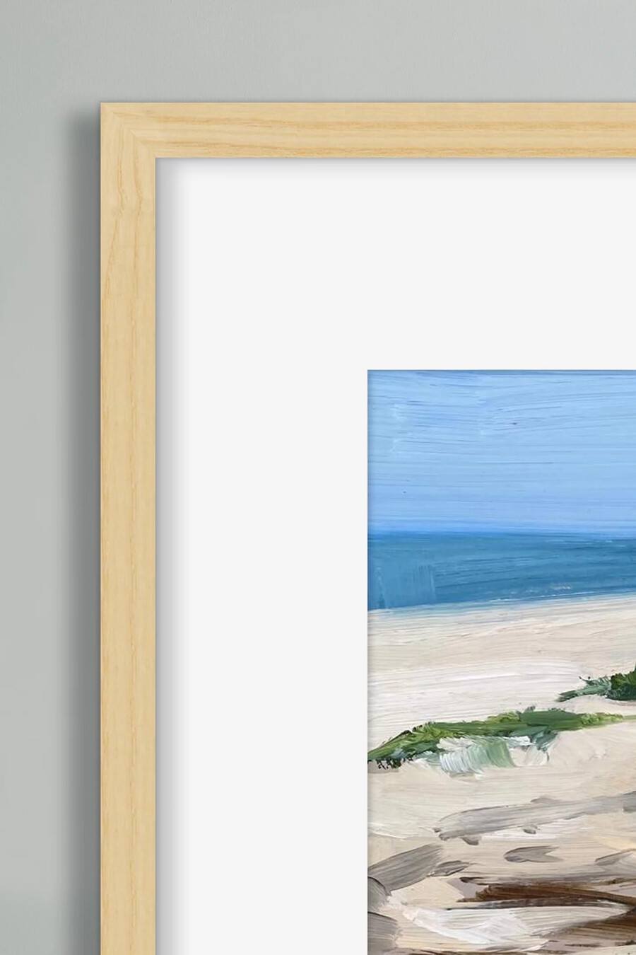 arte de pared enmarcado de dutch beach
