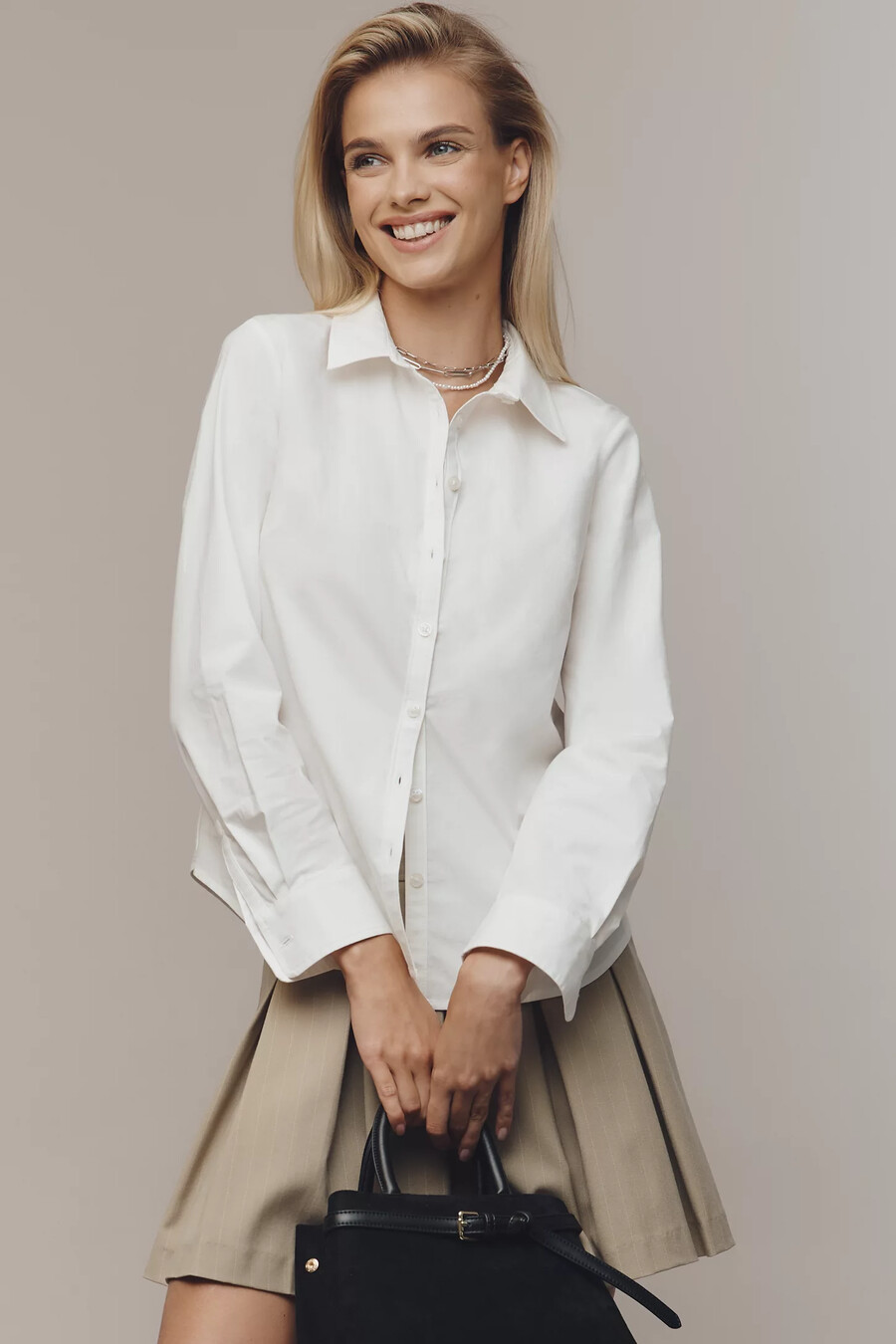 la camisa gracelyn slim buttondown de maeve
