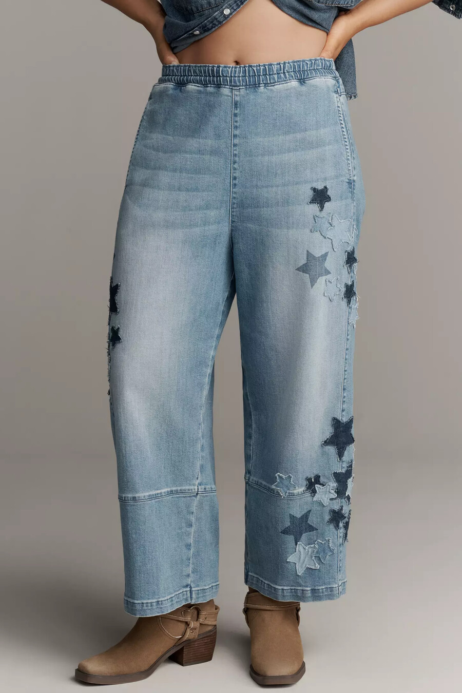 los jeans relajados tipo barril izzie de pilcro
