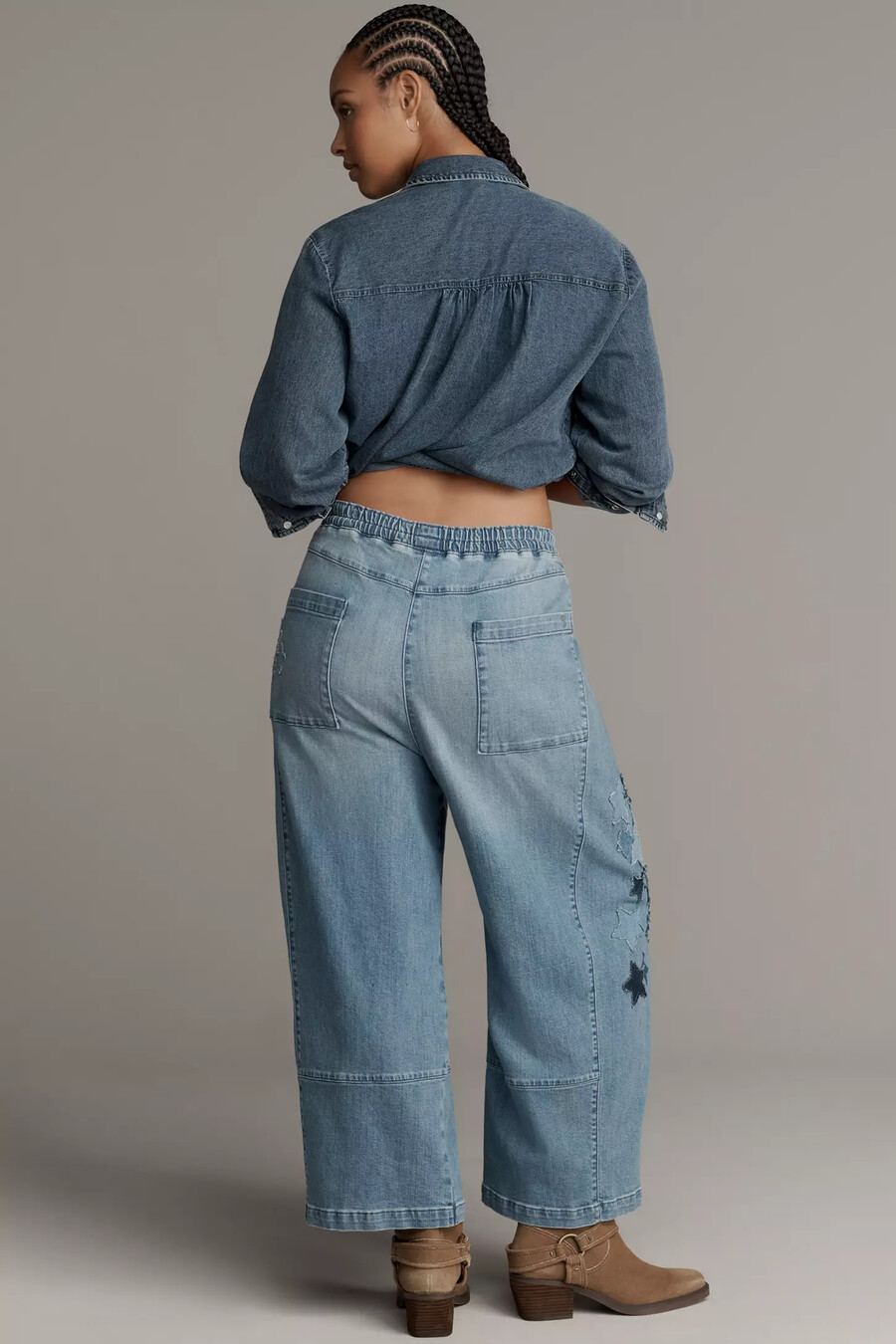 los jeans relajados tipo barril izzie de pilcro
