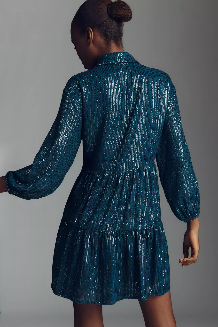 el minivestido camisero escalonado bettina de maeve