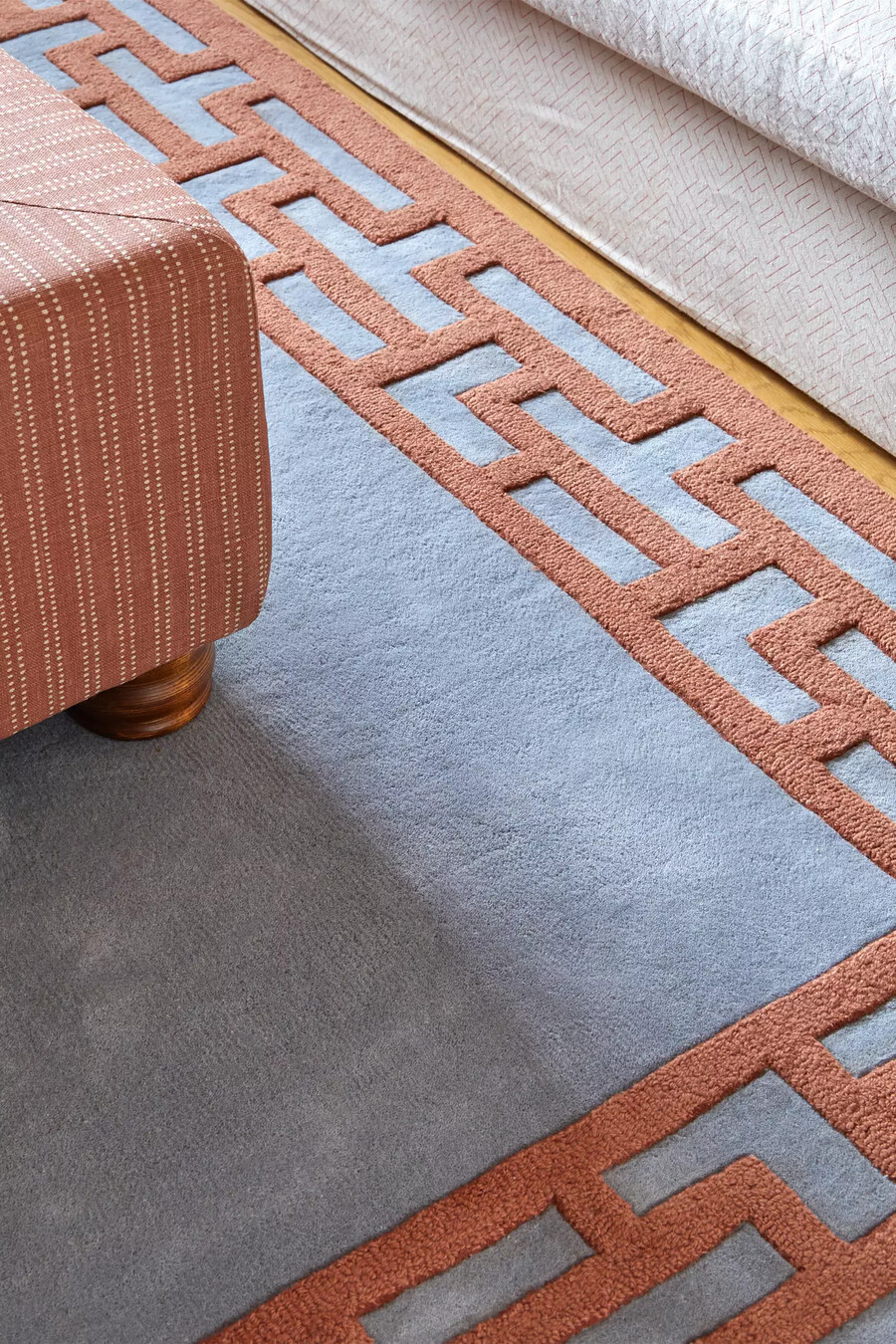 alfombra de lana indocine de alice crawley layered