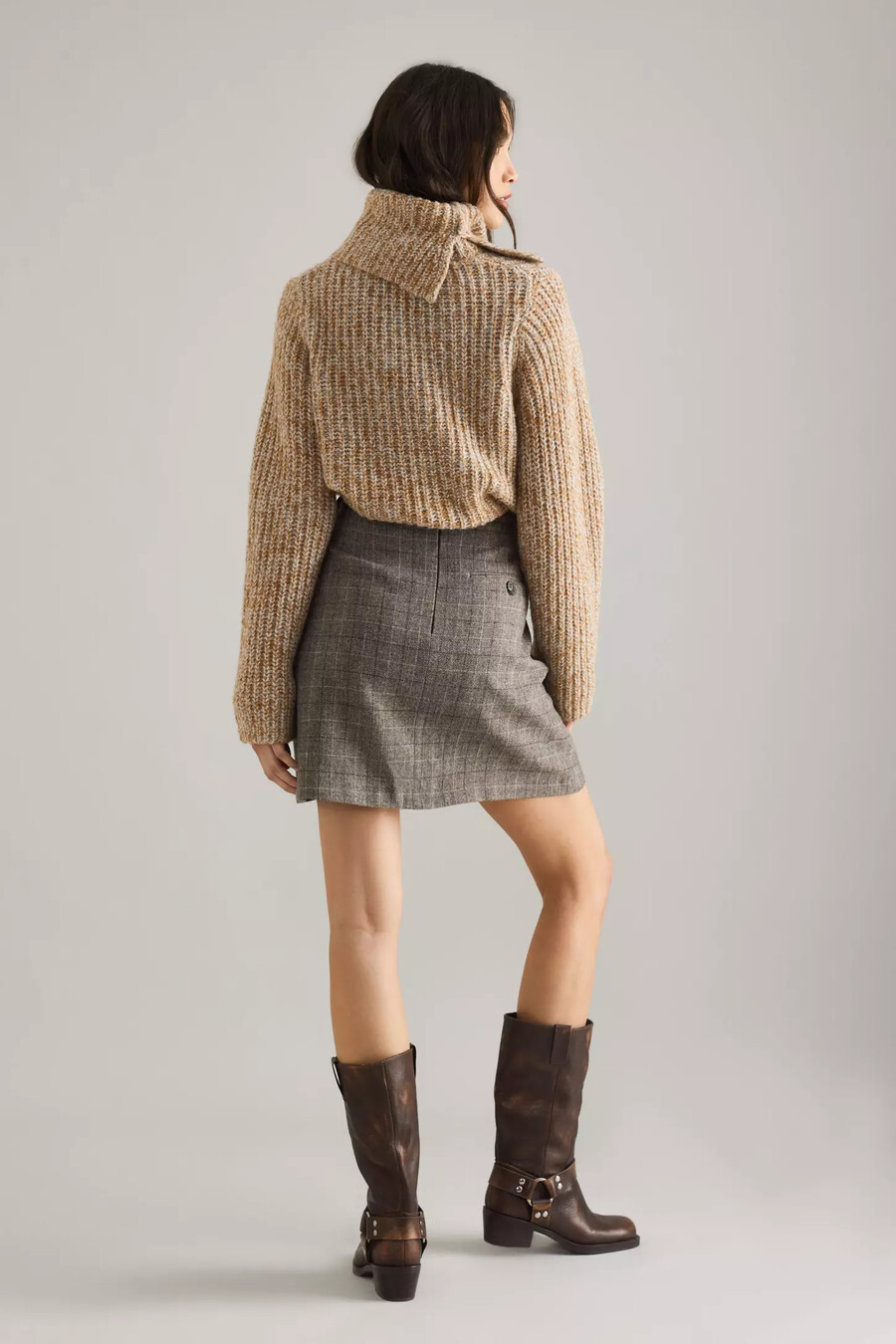 minifalda de lana sille selected