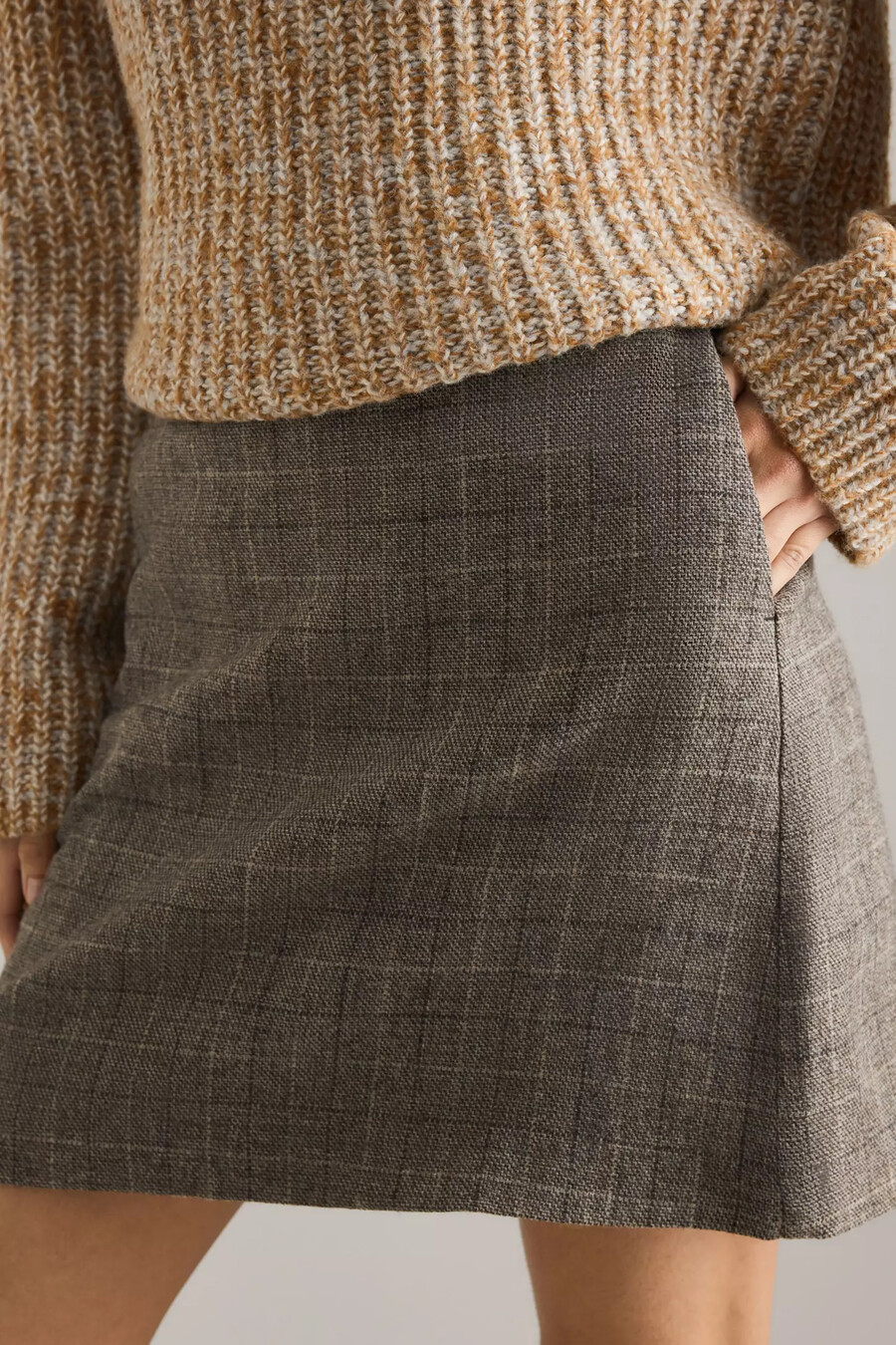 minifalda de lana sille selected