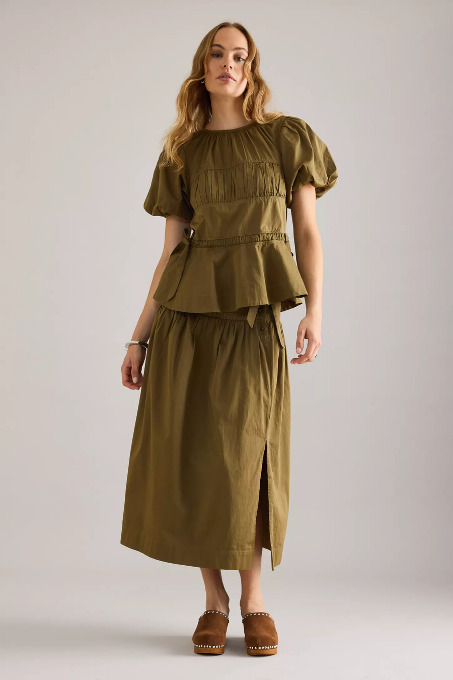 falda midi josie de damson madder