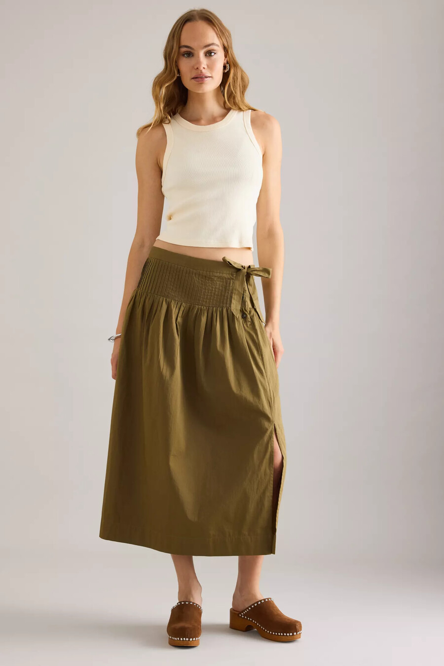 falda midi josie de damson madder