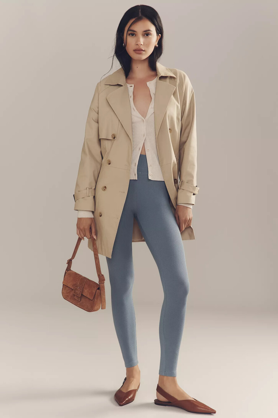 leggings acanalados acogedores de anthropologie