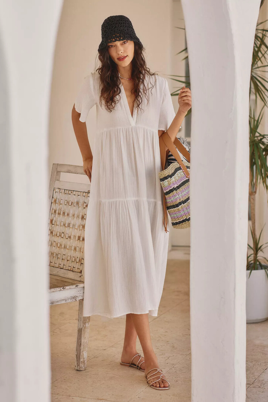 el vestido midi fluido kallie