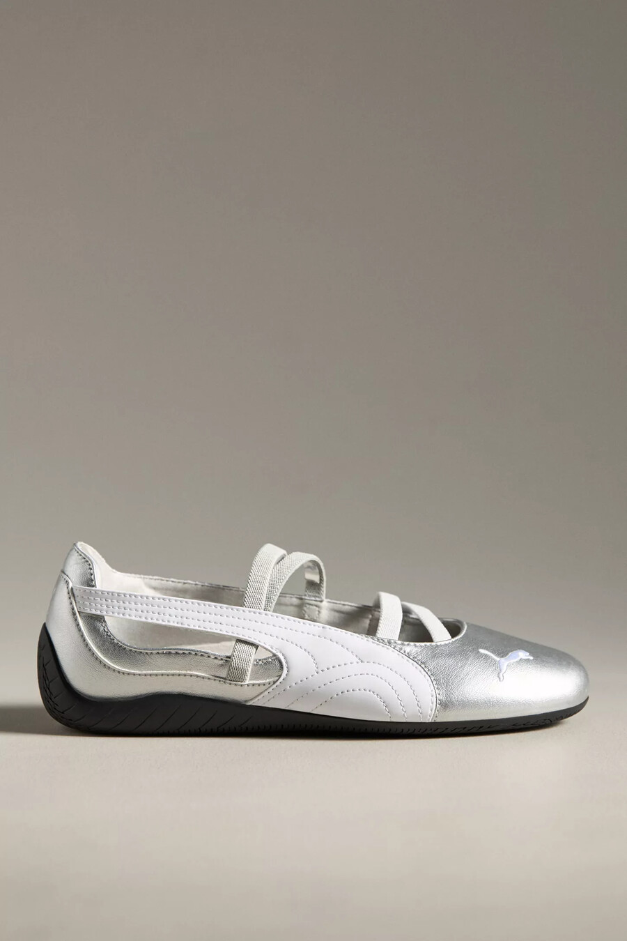 puma speedcat ballet flats metálicos