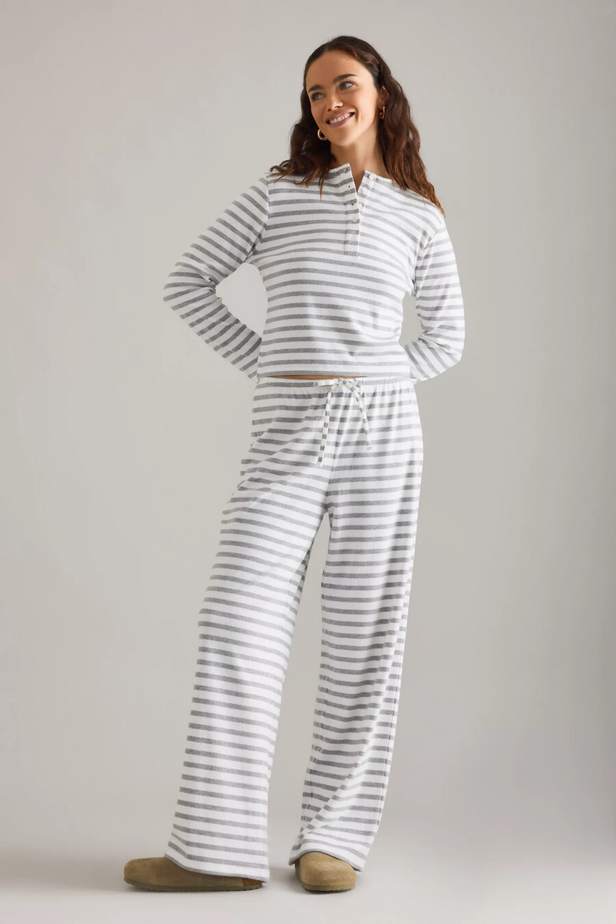 pantalones de jersey a rayas danikka de 4th reckless