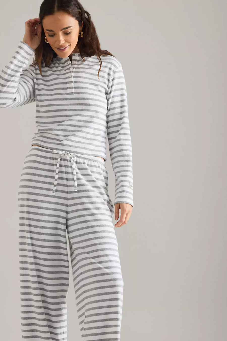 pantalones de jersey a rayas danikka de 4th reckless