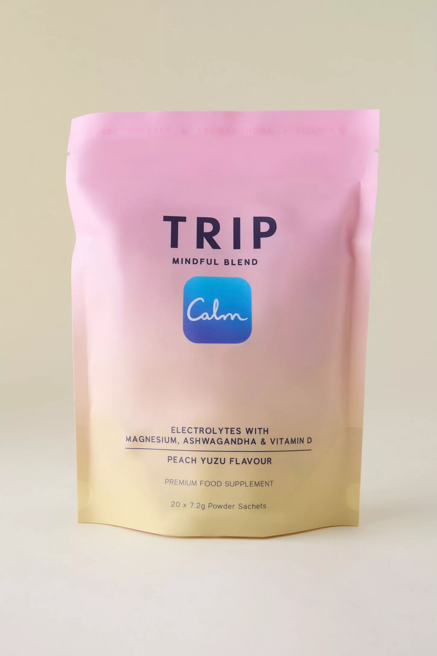 trip electrolitos de yuzu y melocotón con vitaminas 20 sobres