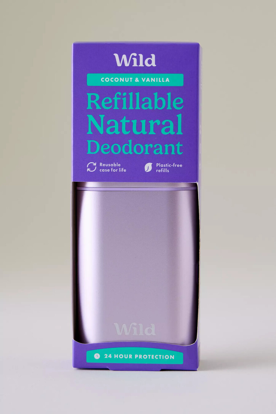 desodorante natural recargable wild fresh coconut vanilla