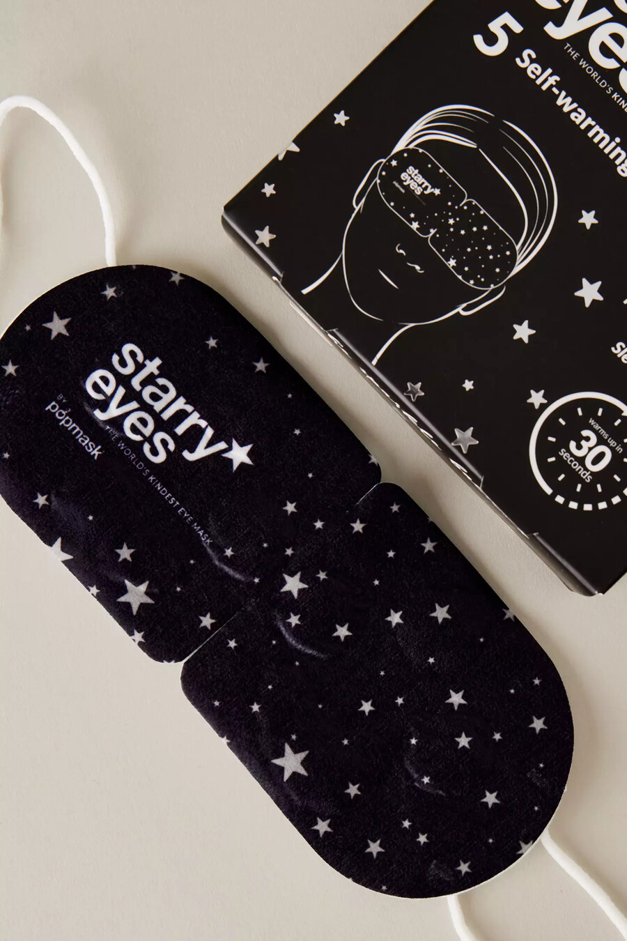 mascarilla para ojos autocalentable popmask starry eyes