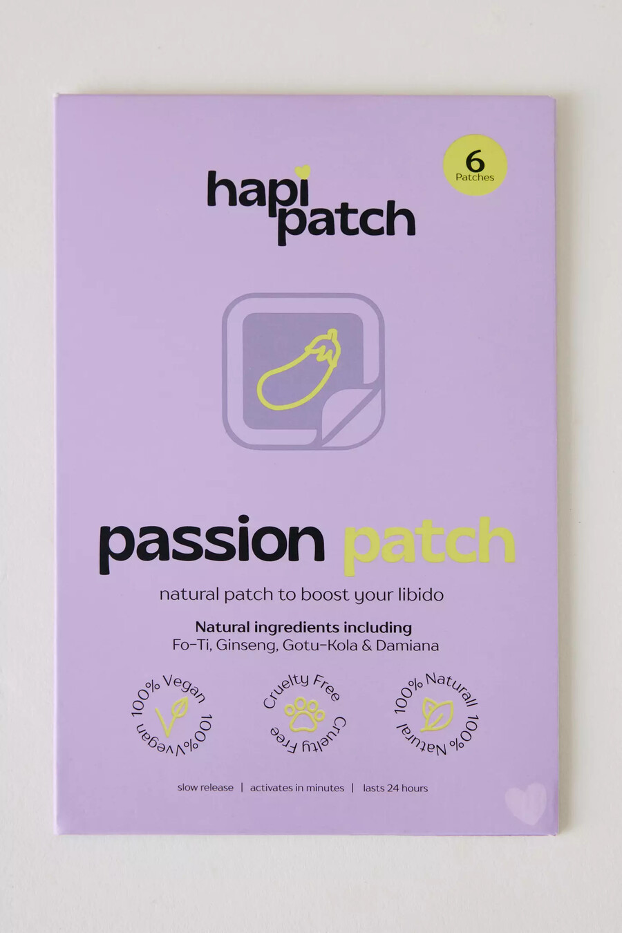 parche hapi patch passion paquete de 6
